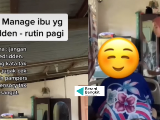 menjaga ibu