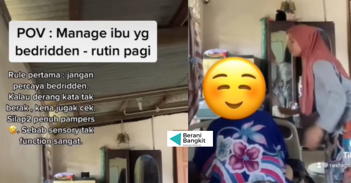 menjaga ibu
